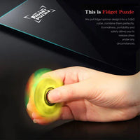 Qiyi Fidget Black Non-Magnetic Puzzle-Cubuzzle