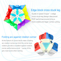YJ MGC Megaminx Magnetic Stickerless Speedcube-Cubuzzle