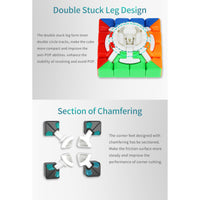 YJ YU 4x4 Magnetic Stickerless Speedcube-Cubuzzle