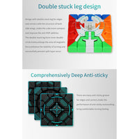 YJ YU 5x5 Magnetic Stickerless Speedcube-Cubuzzle