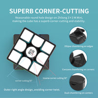 YJ ZhiLong Mini 3x3 Magnetic Stickerless Speedcube-Cubuzzle