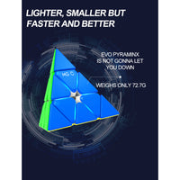 YJ MGC EVO Pyramid Magnetic Stickerless Pyraminx Speedcube-Cubuzzle