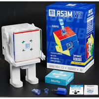 MoYu RS3M V5 3x3 Magnetic Cube Dual Adjustment with Robot Box Stickerless - Latest 2023 Release-Cubuzzle