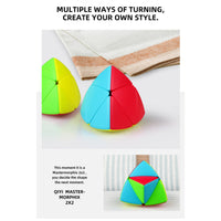 Qiyi 2x2 Mastermorphix Pyramorphix Cube-Cubuzzle