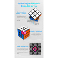 YJ MGC 3x3 Pro V2 Magnetic Stickerless Speedcube-Cubuzzle