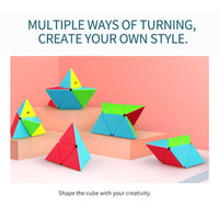 Qiyi 2x2 Pyraminx Pyramid Cube-Cubuzzle