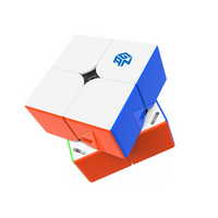 GAN Cube Starter Combo Pack: Includes 2 puzzles- GAN 251 M Air 2x2, GAN 356 M Lite 3x3 Speedcubes - Cubuzzle