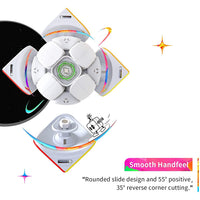 GAN Cube Starter Combo Pack: Includes 2 puzzles- GAN 251 M Air 2x2, GAN 356 M Lite 3x3 Speedcubes - Cubuzzle