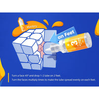 GAN Lube No.2 - Accel 10 ml Gan Lube 2 for Speed Cubes, Water Soluble Lubricant for Acceleration and Speed - Cubuzzle