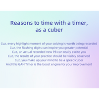 GAN Halo Smart Timer and Mat Set - Combo pack of Bluetooth Timer and Protective Mat for Speed Cube-Cubuzzle