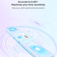 GAN Halo Smart Timer and Mat Set - Combo pack of Bluetooth Timer and Protective Mat for Speed Cube-Cubuzzle