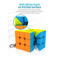 MoYu MoFang JiaoShi MEILONG MINI 3X3 KEYCHAIN Stickerless Cube-Cubuzzle