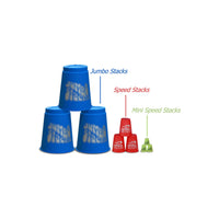 Speed Stacks Jumbos - 6 Color Pack Jumbo Stacking Cups Speedstacks