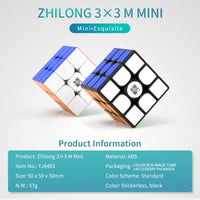 YJ ZhiLong Mini 3x3 Magnetic Stickerless Speedcube-Cubuzzle