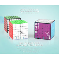 YJ YU 6x6 Magnetic Stickerless Speedcube-Cubuzzle