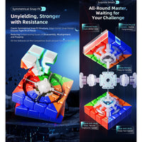 MoYu AoSu V7 4x4 Magnetic Speed Cube – Triple-Track UV Flagship MoYu