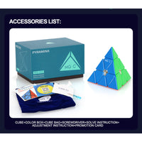 YJ MGC EVO Pyramid Magnetic Stickerless Pyraminx Speedcube-Cubuzzle