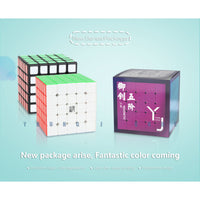YJ YU 5x5 Magnetic Stickerless Speedcube-Cubuzzle
