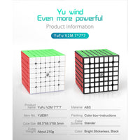 YJ YU 7x7 Magnetic Stickerless Speedcube-Cubuzzle