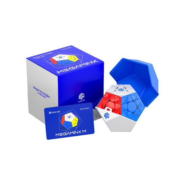 GAN Megaminx V2 Magnetic Maglev UV Coated Grey Stickerless