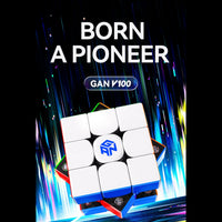 GAN V100 Maglev UV 3x3 — Magnetic UV-Coated Speed Cube GAN