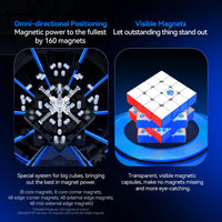 GAN 460 M V2 SP Frosted 4x4 Magnetic Speedcube GAN