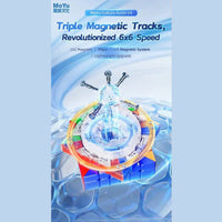 MoYu AoShi V4 6x6 Triple-Track M Magnetic Speedcube Stickerless Cube MoYu