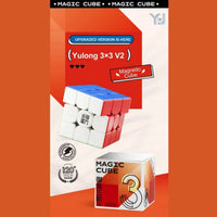 YJ YuLong 3x3 V2 Magnetic Cube Standard Frosted Version YJ