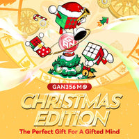 GAN 356 M E Christmas Limited Edition Magnetic Speed Cube Latest 2025! GAN