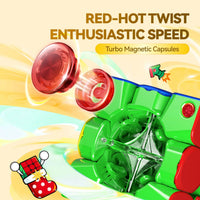 GAN 356 M E Christmas Limited Edition Magnetic Speed Cube Latest 2025! GAN