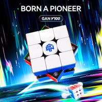 GAN V100 Maglev Frosted 3x3 Magnetic Speed Cube – GAN 2026 Mid-Flagship GAN