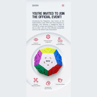QIYI Qiheng M Megaminx Magnetic Stickerless SpeedCube Qiyi