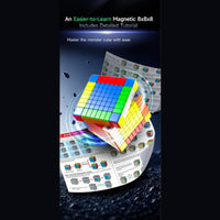 QiYi Magnetic 8x8 SpeedCube – Big-Cube Magnetic Stickerless Qiyi