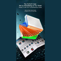 QiYi Magnetic 11x11 SpeedCube – Big-Cube Magnetic Stickerless Qiyi