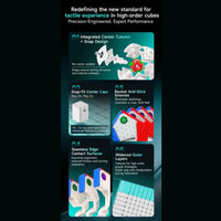 QiYi Magnetic 11x11 SpeedCube – Big-Cube Magnetic Stickerless Qiyi