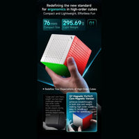 QiYi Magnetic 11x11 SpeedCube – Big-Cube Magnetic Stickerless Qiyi