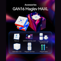 GAN16 Maglev MaxL UV 3x3 Magnetic Speed Cube – GAN 2026 Flagship GAN