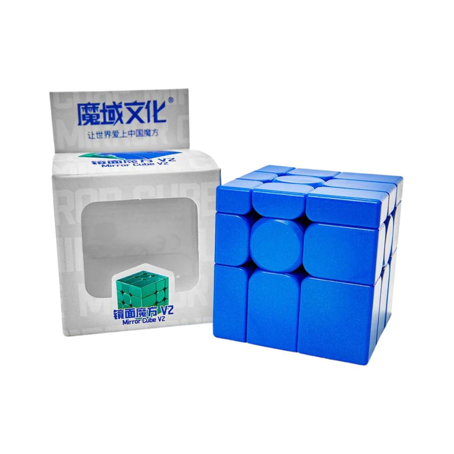 Moyu Mirror 3x3 V2 UV Coated Blue Magnetic cube MoYu