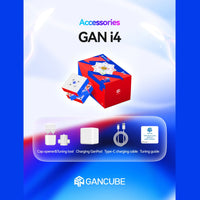 GAN i4 Smart Magnetic 3x3 Speed Cube – Frosted / UV (Bluetooth WCA-Legal) GAN