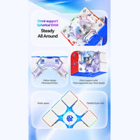 GAN i4 Smart Magnetic 3x3 Speed Cube – Frosted / UV (Bluetooth WCA-Legal) GAN