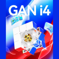 GAN i4 Smart Magnetic 3x3 Speed Cube – Frosted / UV (Bluetooth WCA-Legal) GAN