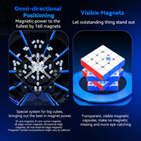 GAN460 M V2 Maglev Frosted 4x4 Magnetic Speedcube -  LATEST 2025! GAN