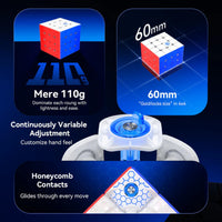 GAN460 M V2 Maglev Frosted 4x4 Magnetic Speedcube -  LATEST 2025! GAN