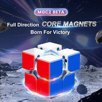 YJ MGC2 Beta 2x2 Magnetic Ball Core & UV coated Speedcube YJ