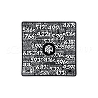 GAN Timer Mat with Plastic Connectors (Black) for GAN Smart Timer - 12 x 12 inch - Cubuzzle