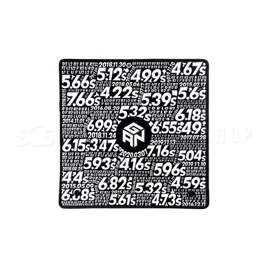 GAN Timer Mat with Plastic Connectors (Black) for GAN Smart Timer - 12 x 12 inch - Cubuzzle