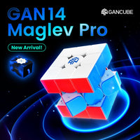 GAN 14 M Maglev Pro Frosted 3x3 Magnetic Speedcube - LATEST 2024!-Cubuzzle