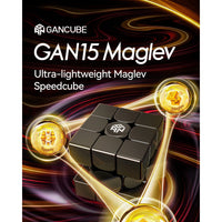GAN 15 Maglev UV 3x3 Magnetic Speedcube - LATEST 2025! GAN