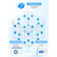 GAN 356 M E Frosted V2 Magnetic 3x3 Speedcube GAN