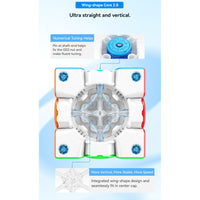 GAN 356 M E Frosted V2 Magnetic 3x3 Speedcube GAN